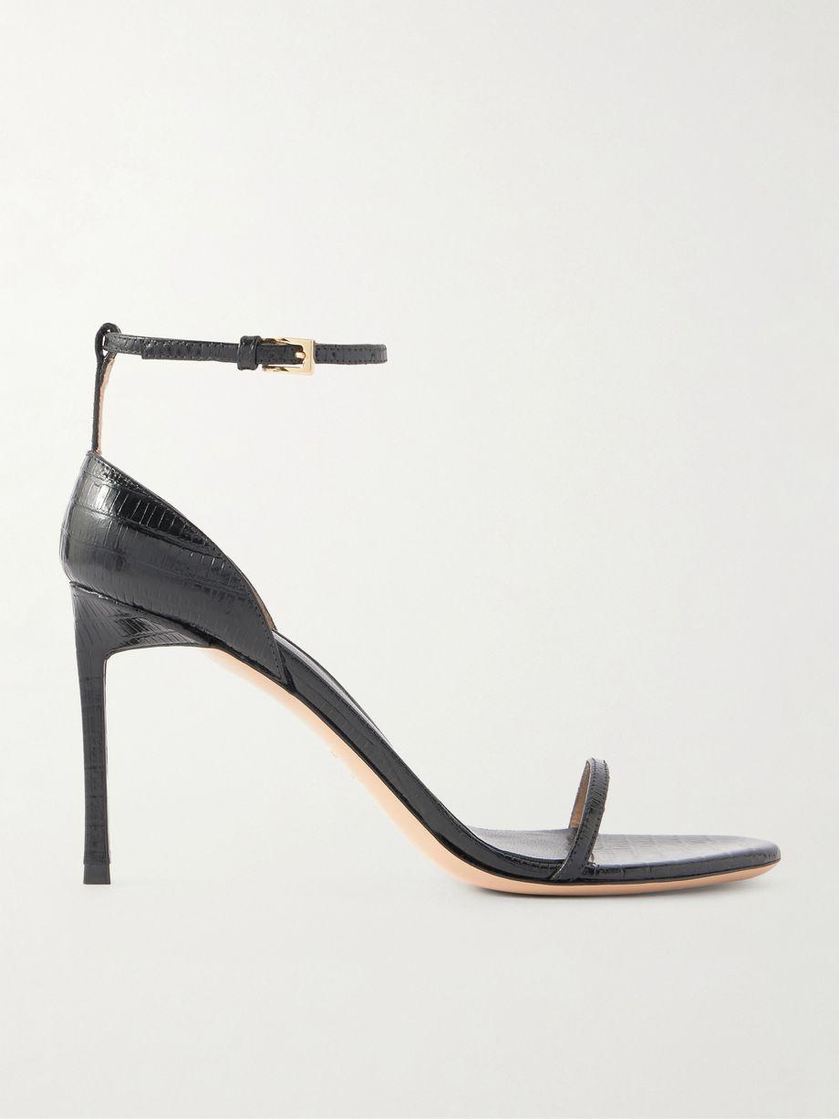 Vertigo 85 croc-effect leather sandals by TOM FORD