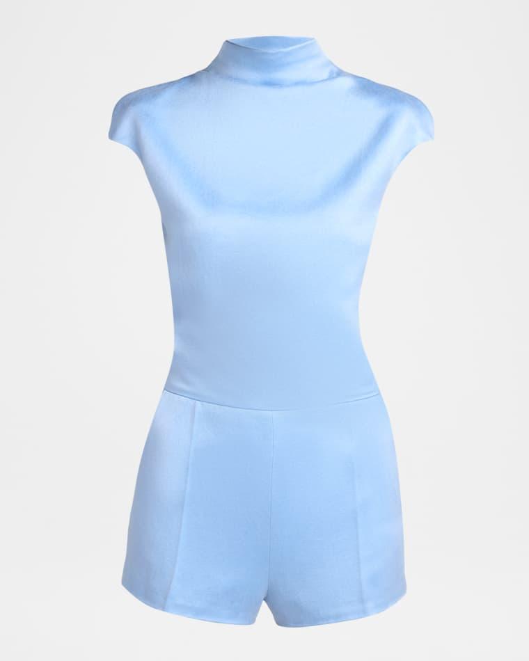 Washed Cotton Silk Blend Duchess Romper by TOM FORD