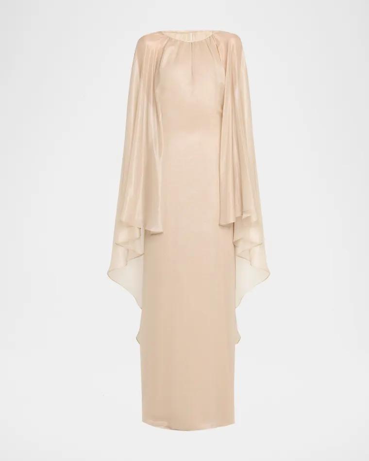 Wet Look Flowy Caftan Gown by TOM FORD
