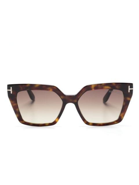 Winona rectangle-frame sunglasses by TOM FORD