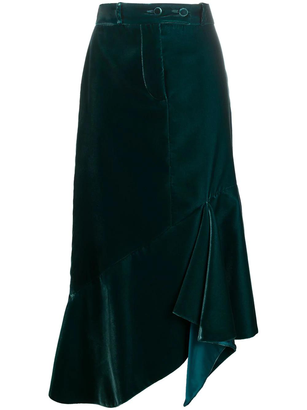 asymmetric mid-length skirt by TOM FORD