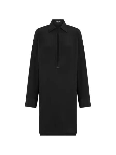 black tunic dress by TOM FORD