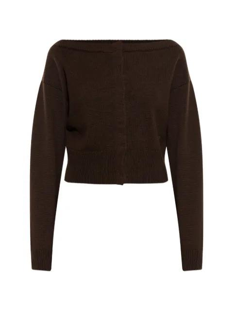 boat-neck cardigan by TOM FORD