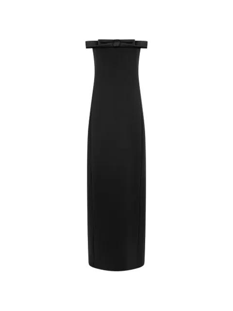 bow-detail strapless maxi dress by TOM FORD