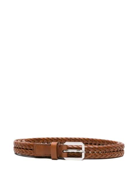 braided-leather belt by TOM FORD