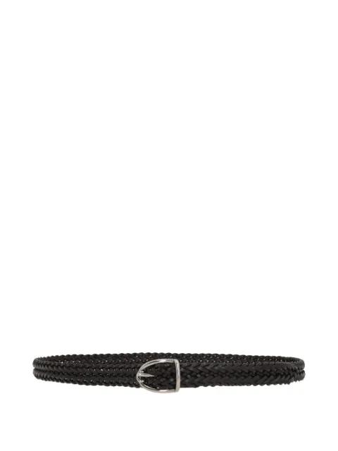 braided leather belt by TOM FORD