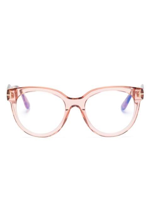butterfly-frame glasses by TOM FORD