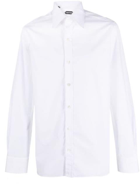 button-down cotton shirt by TOM FORD