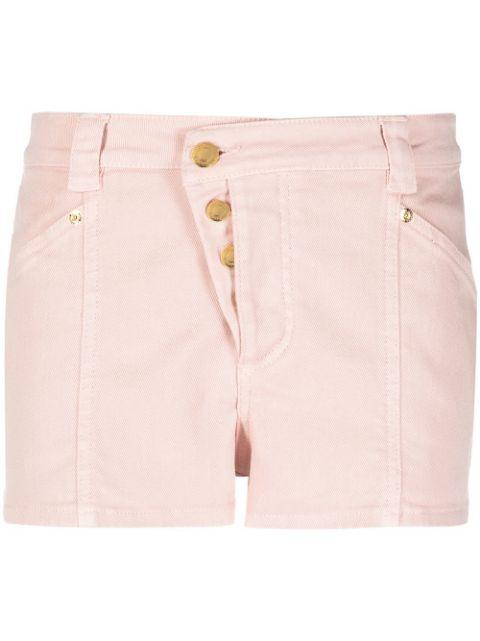 button-fastening denim shorts by TOM FORD