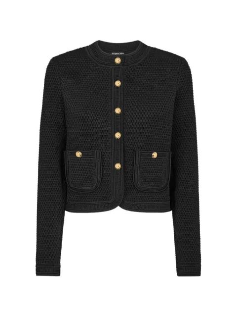 button patch-pocket cardigan by TOM FORD