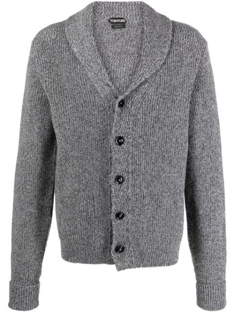 button-up cashmere cardigan by TOM FORD