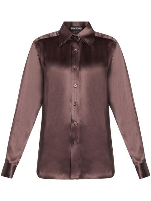 buttoned silk shirt by TOM FORD