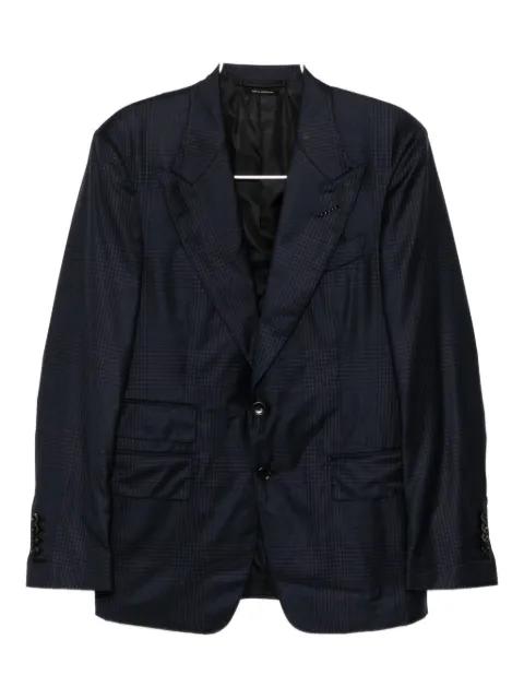 checked single-breasted suit by TOM FORD