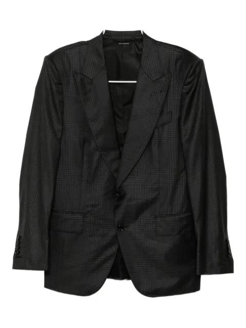 checked single-breasted suit by TOM FORD