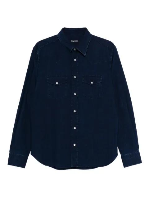 chest-pocket shirt by TOM FORD