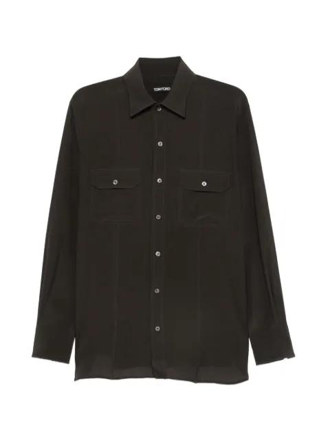 chest-pocket shirt by TOM FORD
