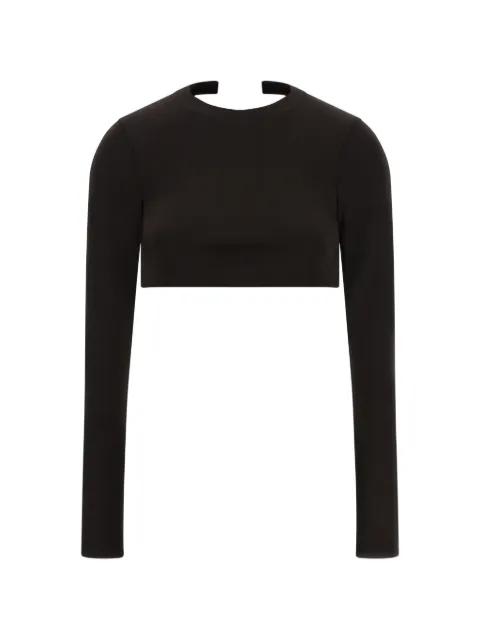 crew-neck backless top by TOM FORD