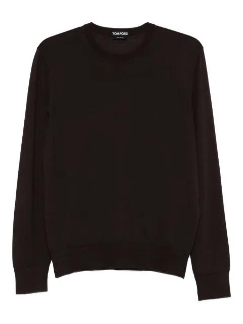 crew-neck cashmere-blend sweater by TOM FORD