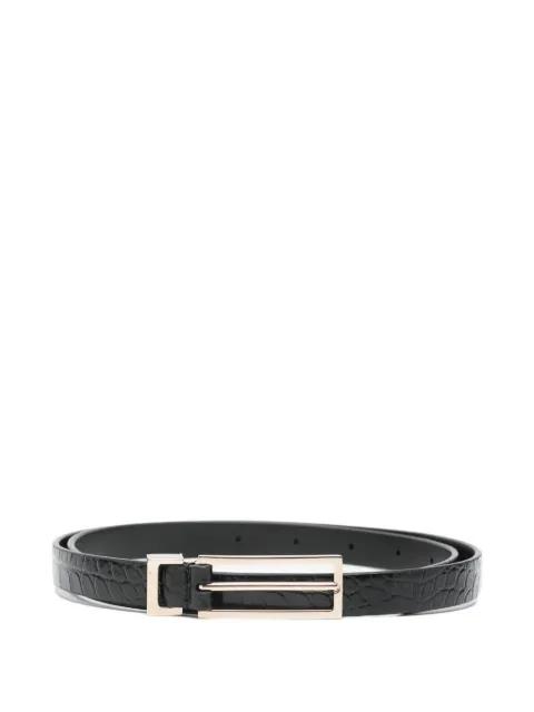 croc-effect belt by TOM FORD