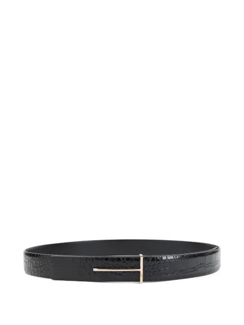 crocodile-effect metal belt by TOM FORD