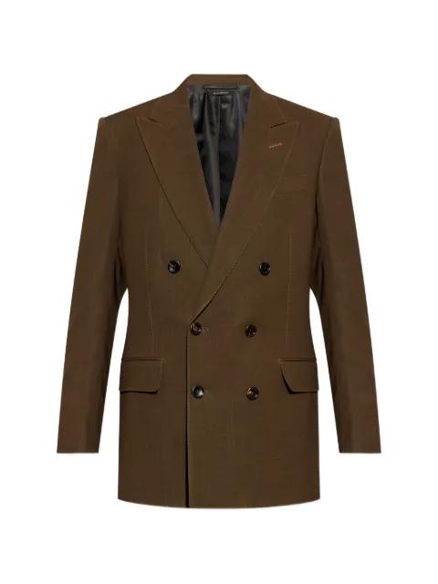 double-breasted blazer by TOM FORD