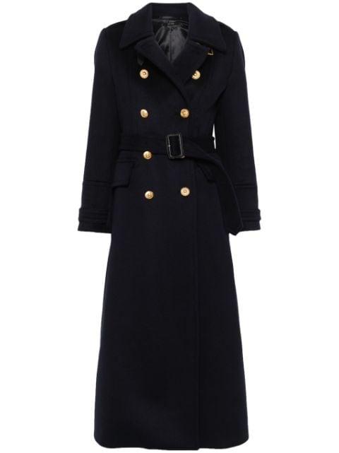 double-breasted military coat by TOM FORD
