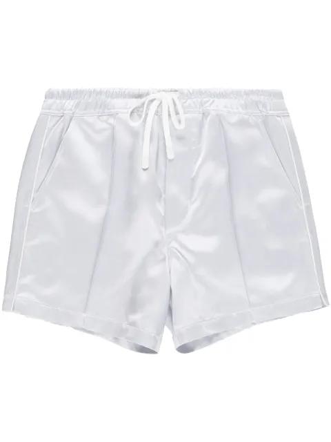 drawstring satin shorts by TOM FORD