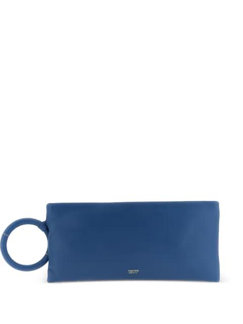embossed logo bangle clutch by TOM FORD