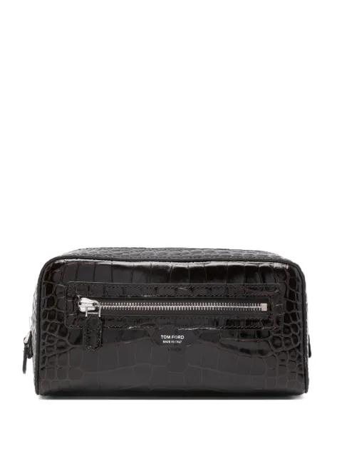 embosssed messenger bag by TOM FORD
