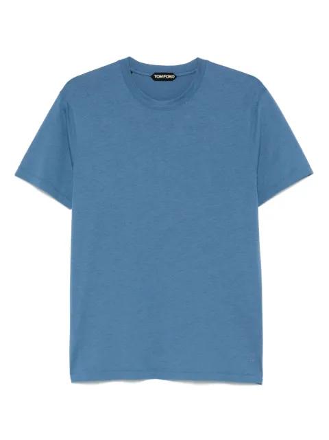 embroidered-logo T-shirt by TOM FORD