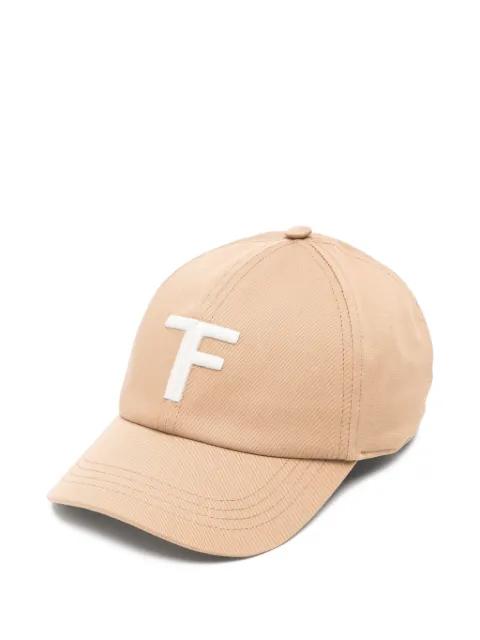 embroidered-logo baseball cap by TOM FORD
