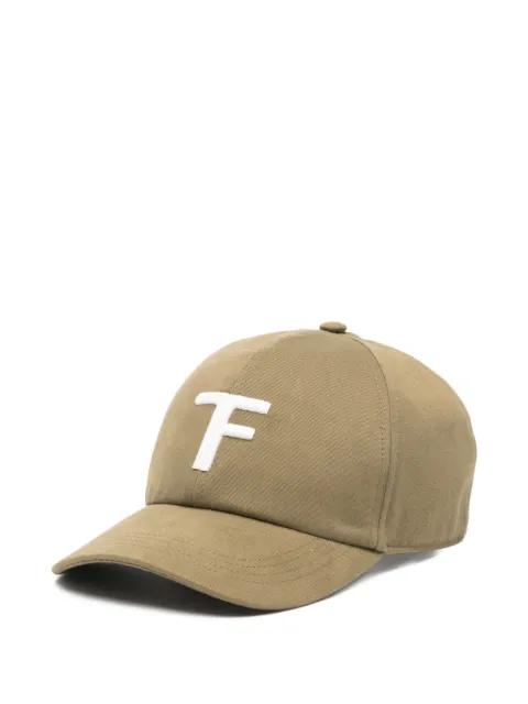 embroidered-logo cap by TOM FORD