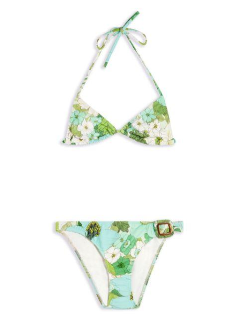 floral print bikini set by TOM FORD