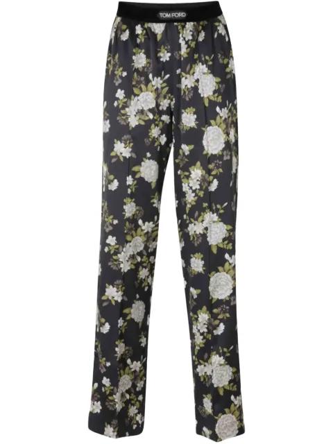 floral-print pajamas trousers by TOM FORD
