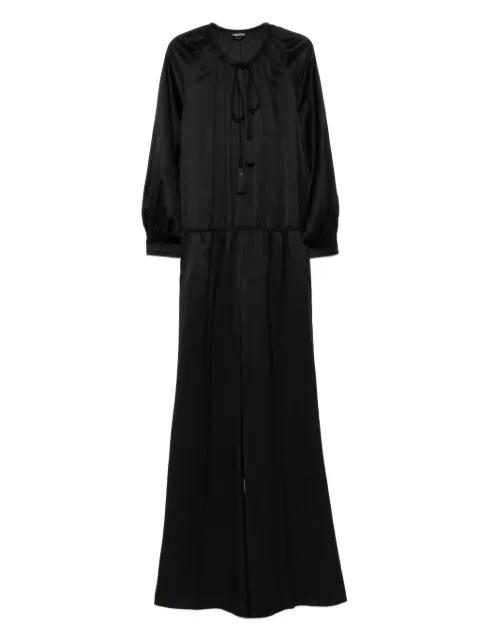 gathered long-sleeves jumpsuit by TOM FORD