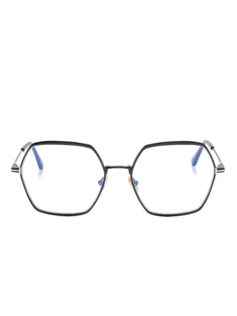 geometric-frame glasses by TOM FORD