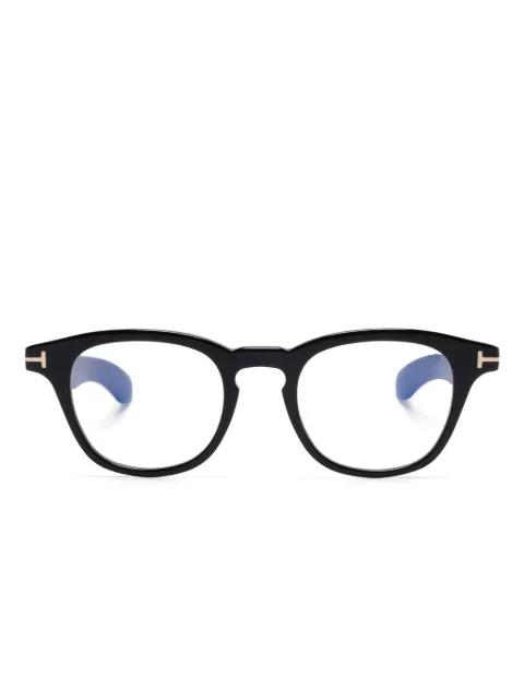geometric-frame glasses by TOM FORD