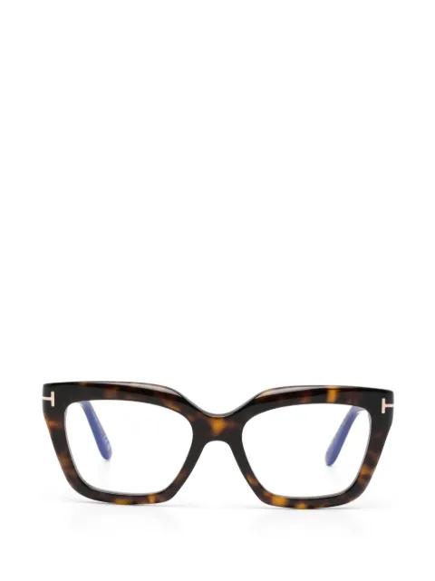 geometric glasses by TOM FORD