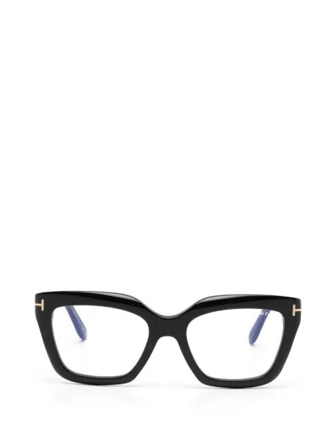 geometric glasses by TOM FORD