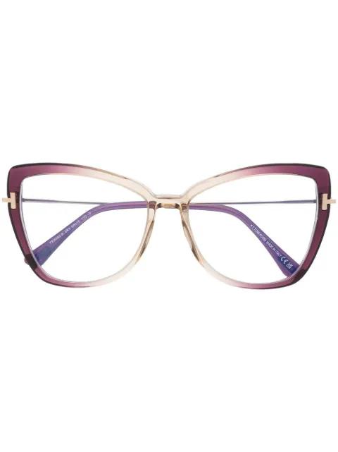 gradient-effect frame glasses by TOM FORD