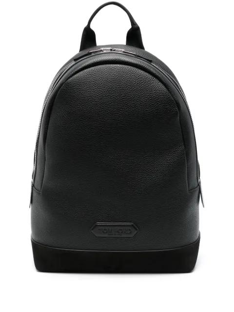 grained leather backpack by TOM FORD