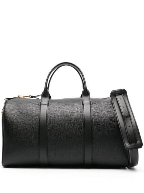 grained leather holdall by TOM FORD
