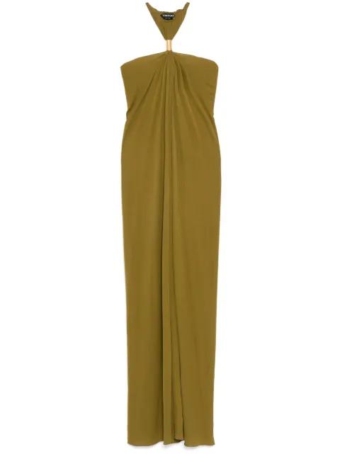 halterneck evening dress by TOM FORD