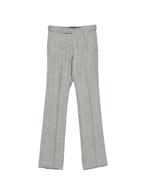 herringbone-pattern tailored trousers by TOM FORD