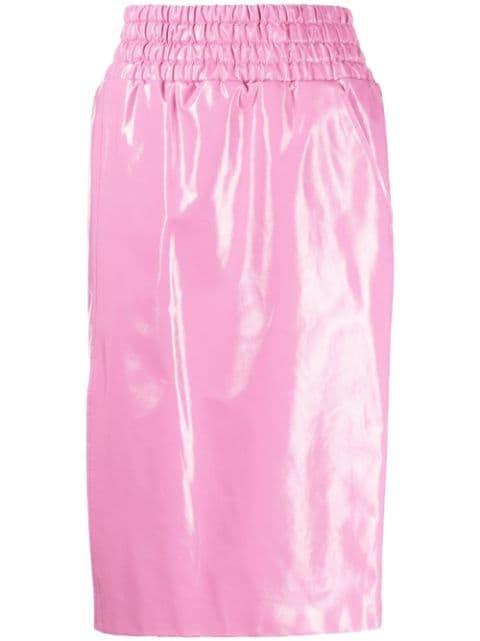high-shine finish midi skirt by TOM FORD