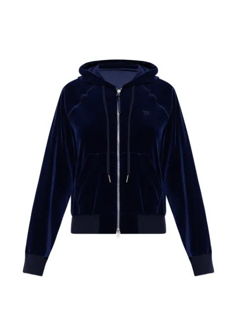 hoodied zip knitwear by TOM FORD