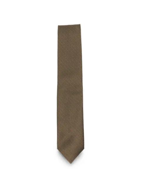 houndstooth-pattern tie by TOM FORD