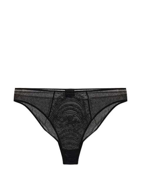lace-panelled point d'esprit briefs by TOM FORD