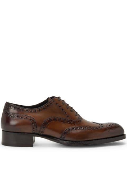 lace-up leather brogues by TOM FORD