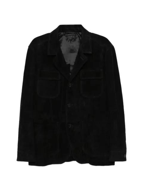 leather blazer by TOM FORD